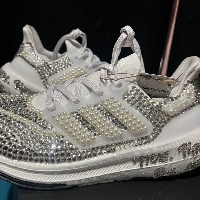 bedazzled nike sandals