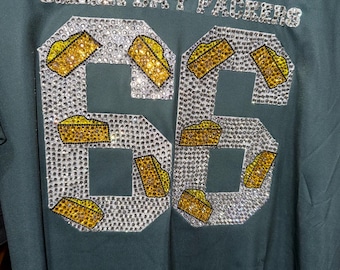 Jersey personalizado con brillantes diamantes de imitación