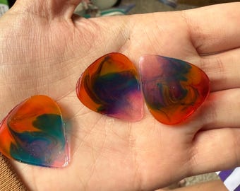 Rainbow guitar picks