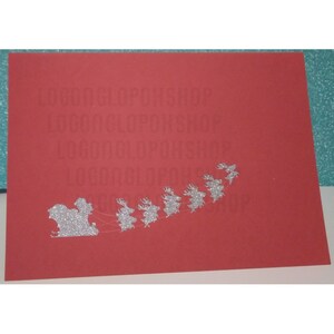 00021 - Digital File - Christmas Pop-up Card - Santa Sledge