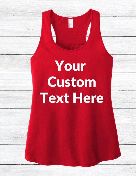 custom fitness tank tops