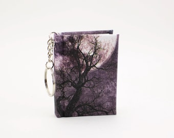 Tree Miniature Book Keychain Bag Charm