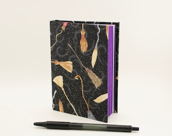 Cuaderno de páginas moradas Besom Journal