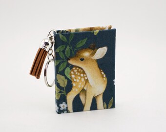 Deer Miniature Book Keychain Bag Charm