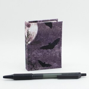 Bat Mini Sketchbook Bats Notebook Stationery Handmade