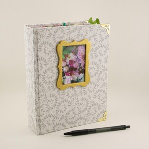 Flower Junk Journal Handmade Art Journal Stationery