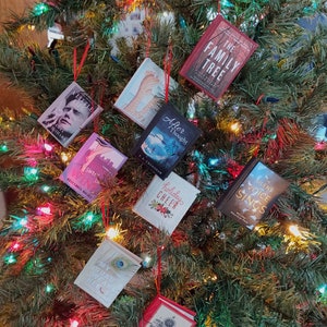 Personalized Mini Book Ornament Custom Christmas Ornament image 2