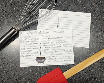 Printable Witch Recipe Cards: Cauldron Design (Instant Download)