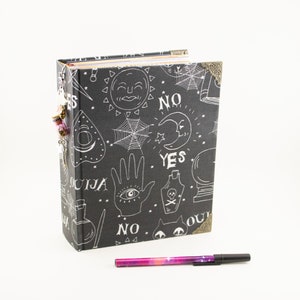 Ouija Junk Journal Halloween Junk Journal Witch Book of Shadows Grimoire Handmade Stationery