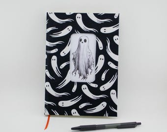 Ghost Journal Glow In The Dark Unique Notebook Handmade Diary Stationery