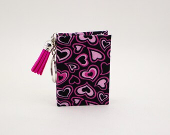 Valentine Miniature Book Keychain Bag Charm
