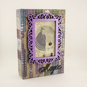 Halloween Junk Journal Kit Witch Junk Journal Magic Sketchbook Grimoire Diary Spells Stationery Handmade Book
