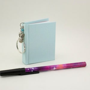 Eulen-Miniatur-Buch Keychain Journal handgemachtes Briefpapier