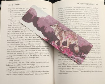 Coyote Bookmark Animal Bookmark Laminated Bookmark Upcycled Bookmark Booklover Gift Handmade Bookmark Stationery