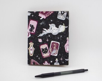 Witchy Sketchbook Tea Stained Paper