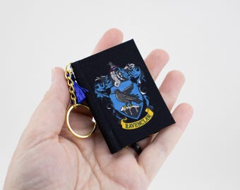 Ravenclaw Miniature Book Keychain Bag Charm