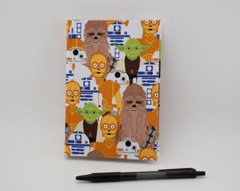 Space Battle Sketchbook Unlined Paper Diary Travel Notebook