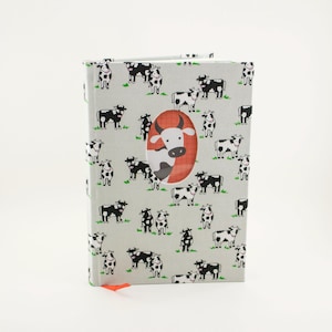 Cow Journal Unique Notebook Handmade Diary Stationery