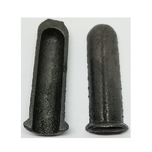 Cast Iron Split Caster Socket for Large Casters antique vintage retro old steel strong chair seat table leg wheel brace