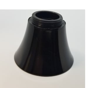 Black MOUTHPIECE for Kellogg, WESTERN ELECTRIC, Stromberg Carlson, Wall Phone antique vintage retro old telephone cup Plastic