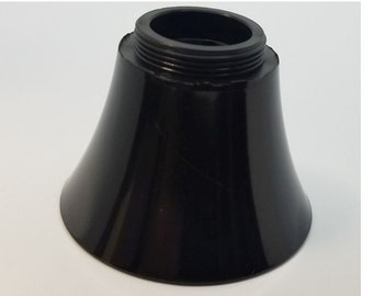 Black MOUTHPIECE for Kellogg, WESTERN ELECTRIC, Stromberg Carlson, Wall Phone antique vintage retro old telephone cup Plastic