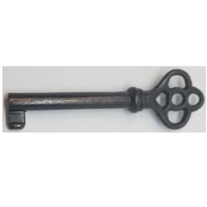Antique Brass Key Skeleton lock vintage old fancy chrome jewelry ornament patina rustic