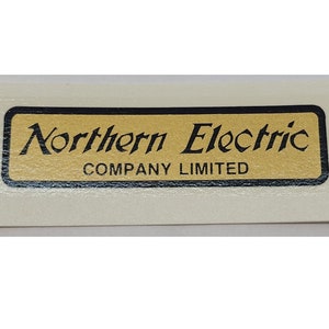 Northern Electric Company Limited Water Decal - Phone Kellogg western electric antique vintage retro old