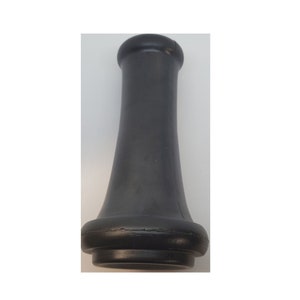 Black Rubber WESTERN ELECTRIC Wall Phone RECEIVER oak Kellogg antique vintage retro old