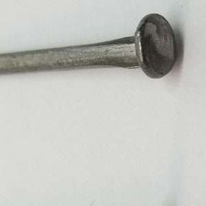 Steel Trunk Nails 1&quot; Long - (1/4 LB Bag) chest steamer antique vintage old tacks retro rustic patina