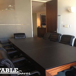 Custom made Table Pads ( No leaves)  kitchen dining table coffee buffet desk top cover saver protector magnet locks any size shape colors