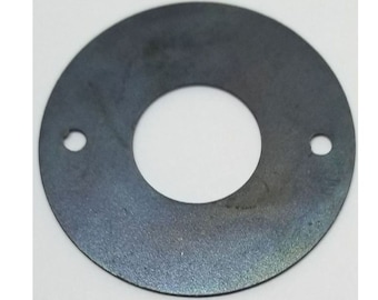 Black Steel Crank Hole Cover Wall Phone antique old vintage retro ring kellogg western electric oak