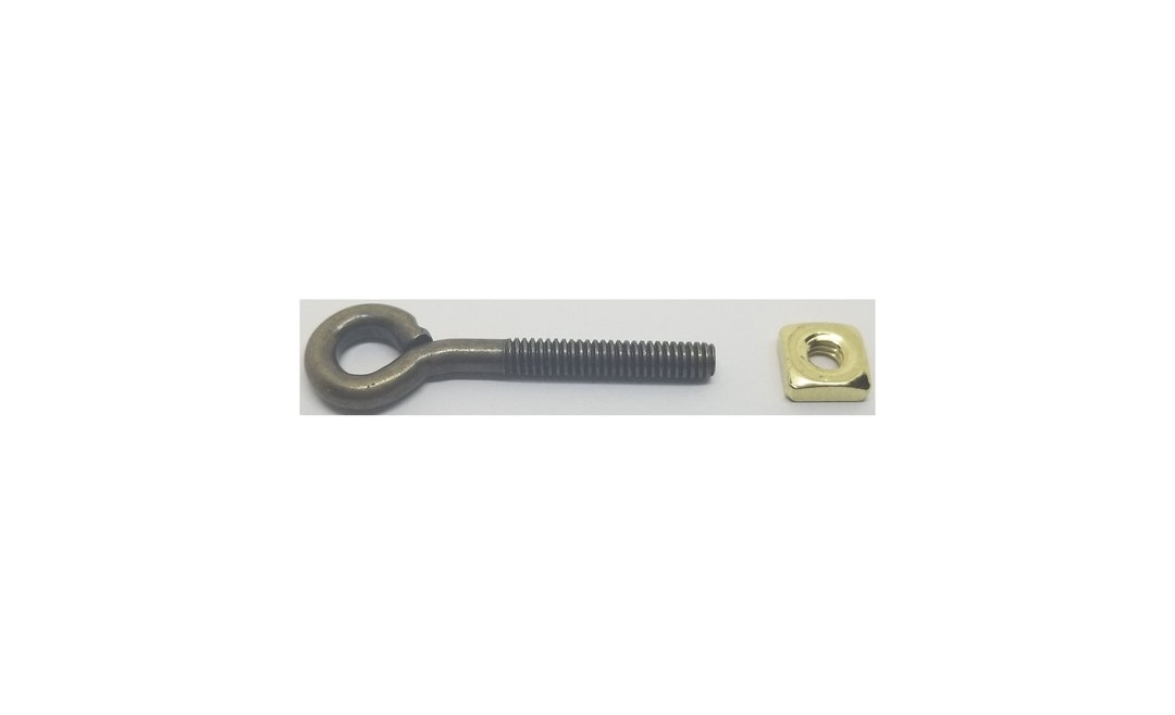 Antique Brass Eyebolt Eyelet Post for Bail Pull Handle Drop Hook Hole ...