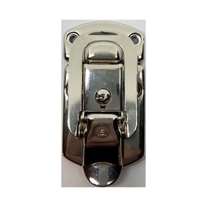 3&quot; Nickel Plated Steel Locking Drawbolt with Keys chrome secure latch buckle lock chest box trunk briefcase luggage suitcase case
