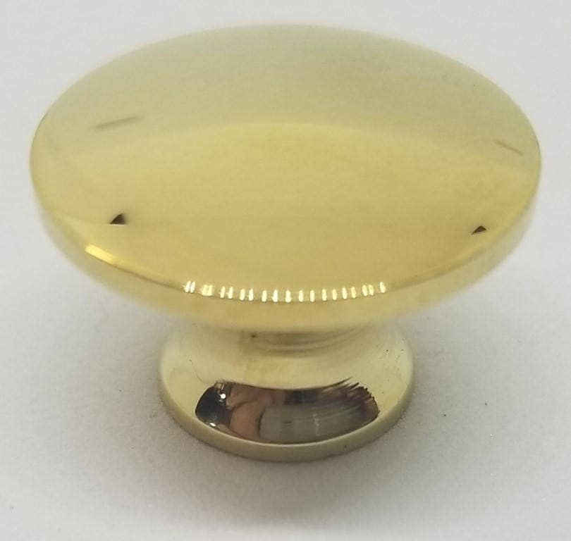 3/4 Polished Turned Solid Brass BOOKCASE Knob desk small Etsy