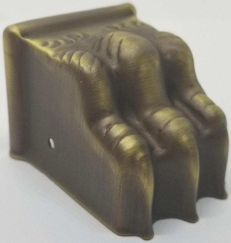 MEDIUM ANTIQUE BRASS Stamped Claw Foot Toe Leg Cap Piano Stool Etsy