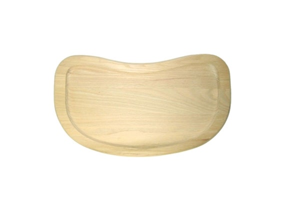 wood high chair tray