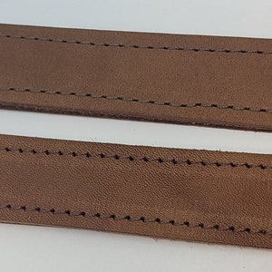 Chestnut Brown Leather Trunk Handles