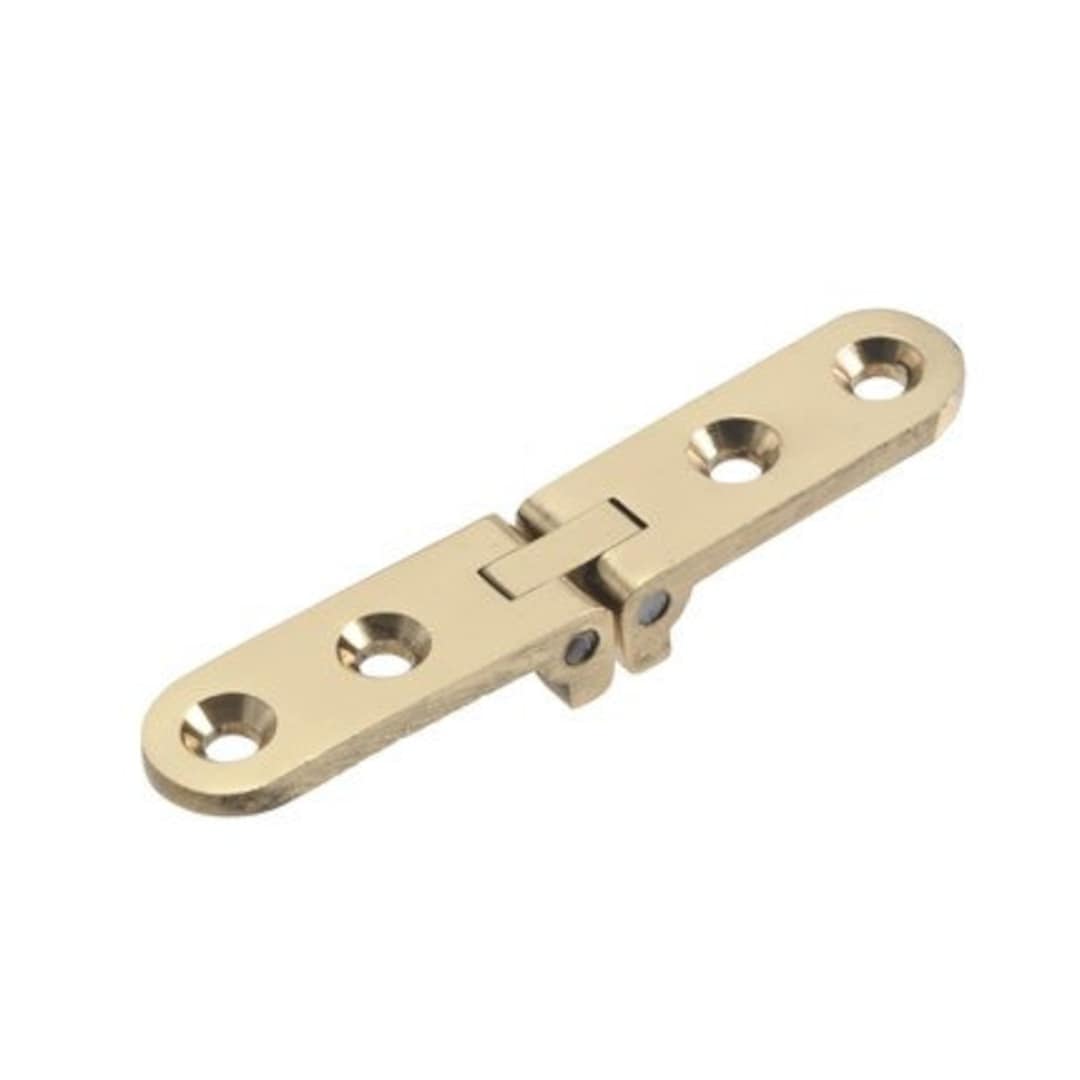 Solid Brass Flip Top Table Hinge 180 Degree FLUSH Small Butler Tray