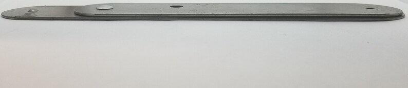 LARGE 11 RAW Steel Trunk Lid Stay Plain antique vintage retro rustic patina old