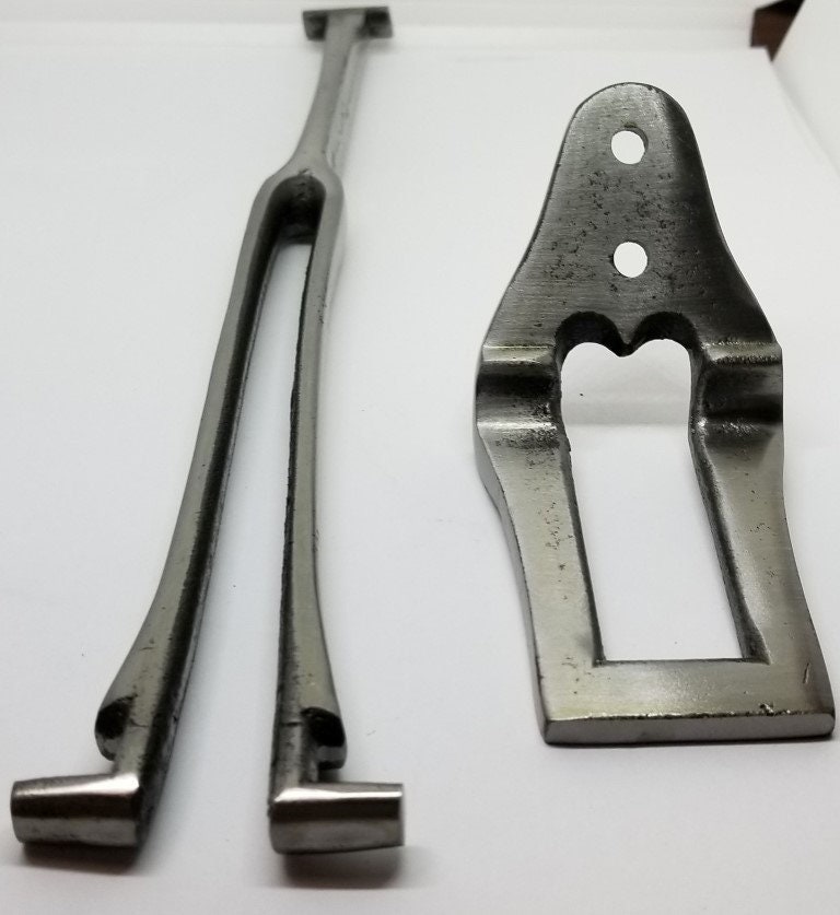 Iron Drop Leaf Table Support 3 PIECE SET Pleukharp Fork Bar Etsy