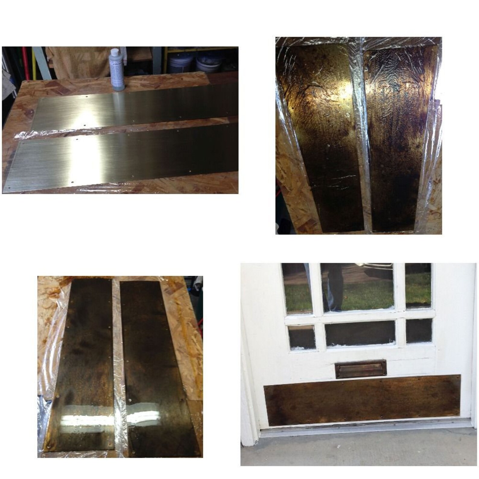 32oz Ounce BRASS AGER Darkening Solution antique vintage Etsy