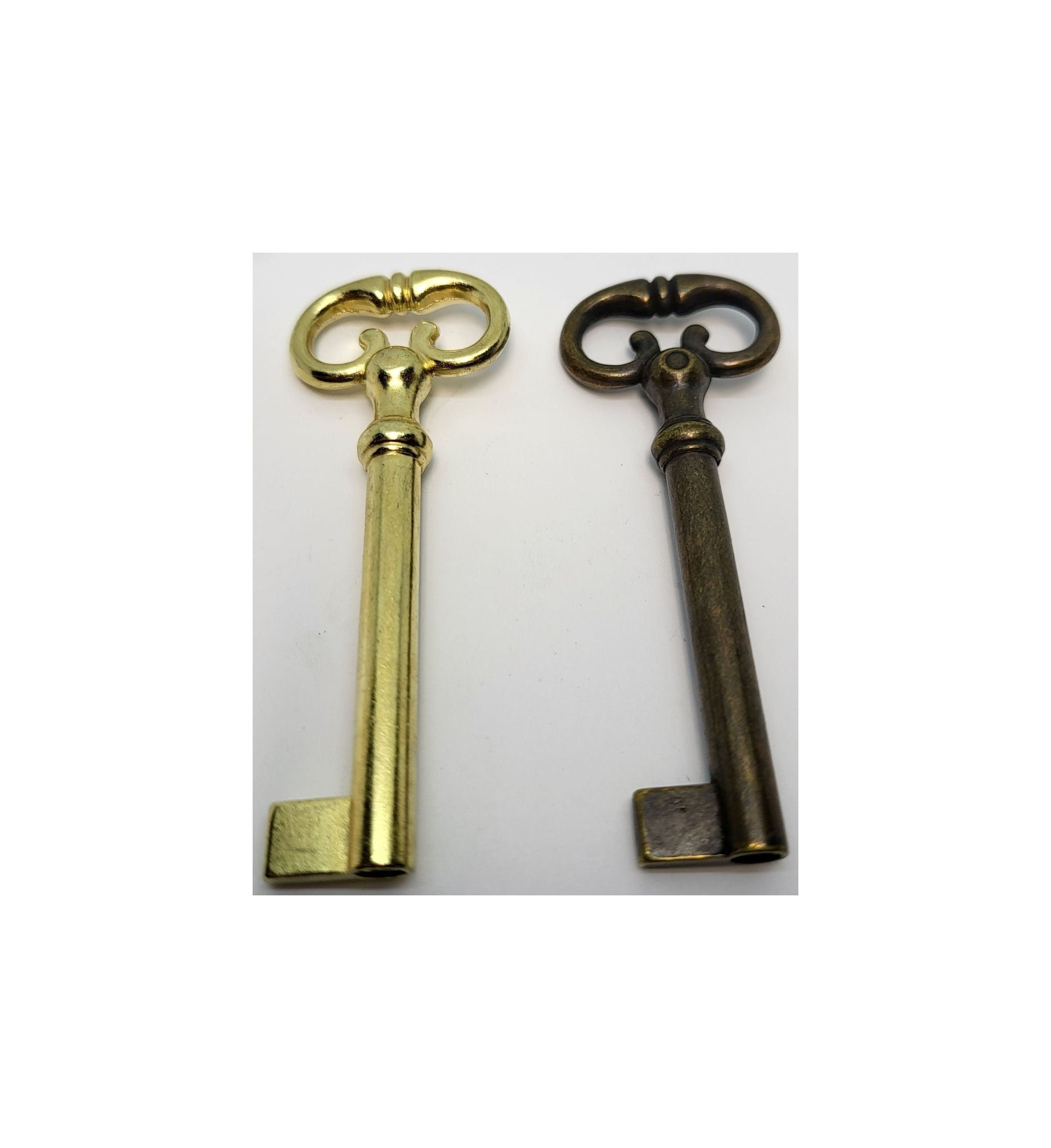 Beautiful Solid Brass Skeleton Key Blank