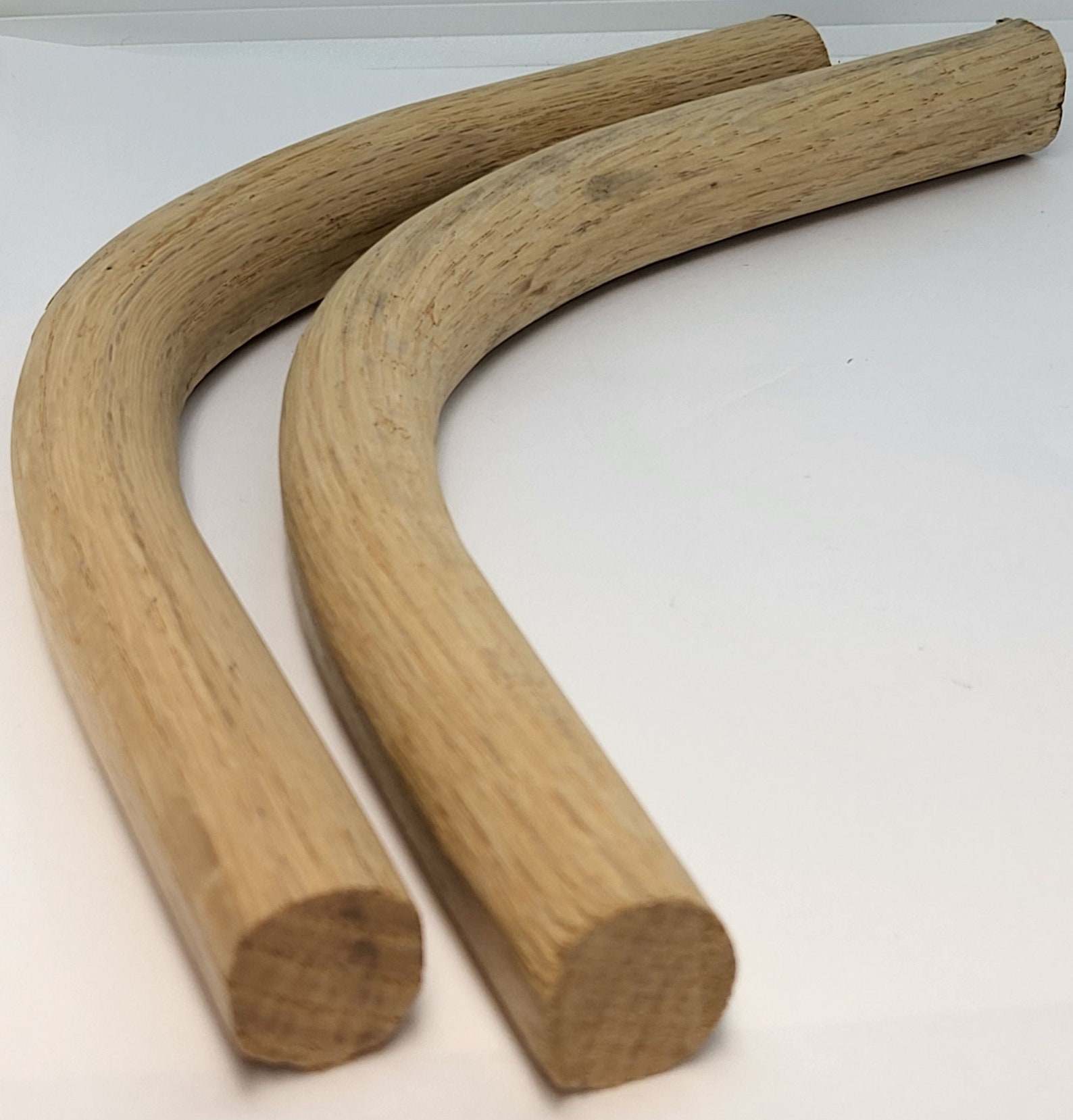 Pair 2 Unfinished Bent Oak Chair Bracing Hip Hugger Brackets Etsy