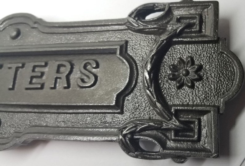 MAILBOX LETTER SLOT Swinging Door Wall Mounted Cast Iron Neo Etsy