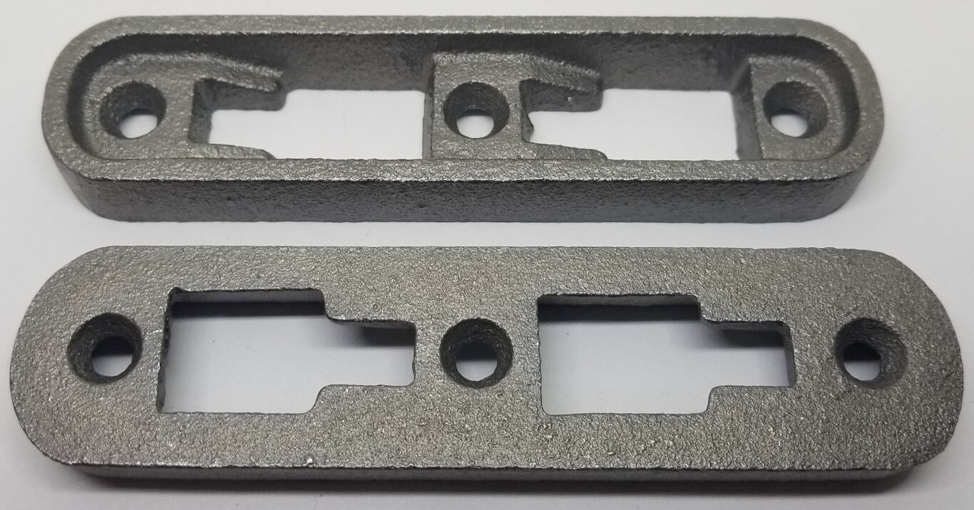 MEDIUM Cast Iron Bed Rail Fastener Set kit 4 frame hooks Etsy