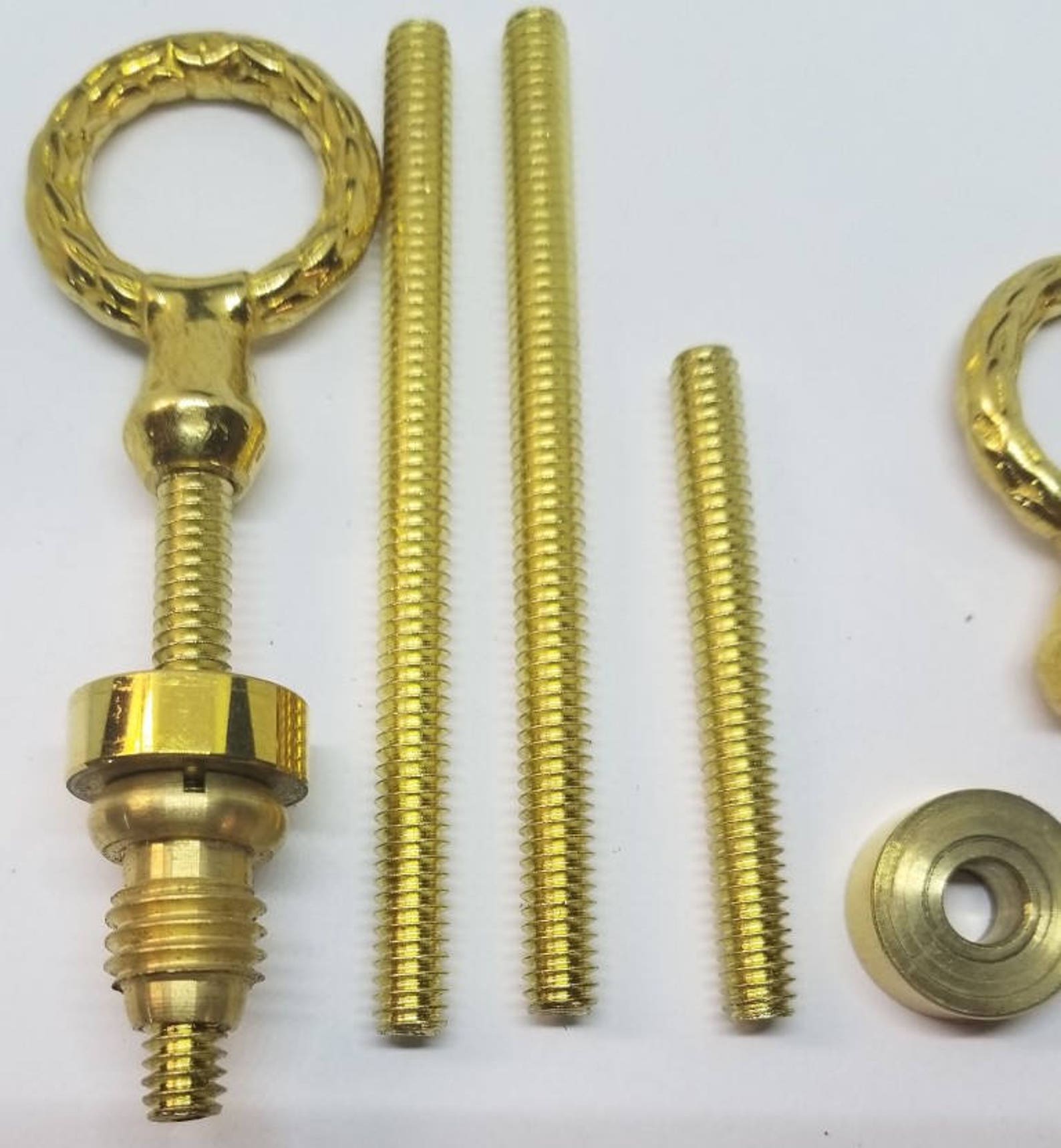 Cheval Mirror Mount Set Cast Brass Laurel Wreath Vintage Etsy