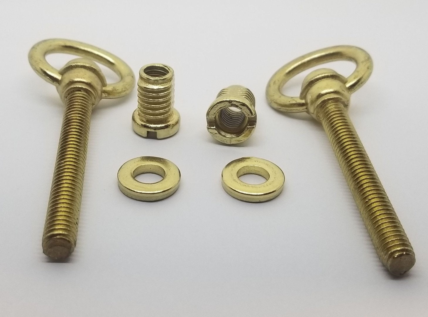 SMALL 3.5 Polised Brass Steel Cheval Mirror Mount Set Etsy