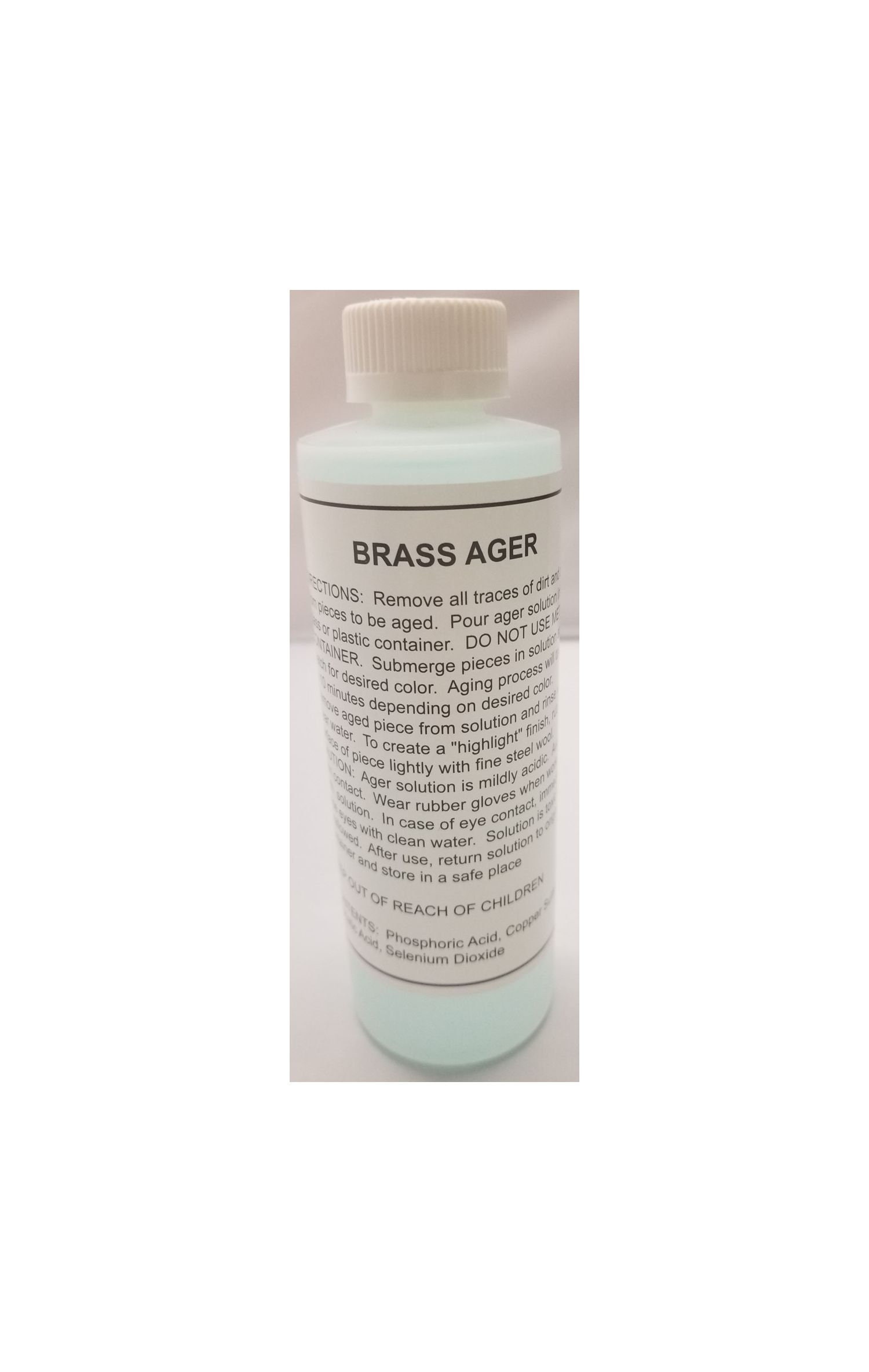 8oz. Ounce Brass Ager Darkening Solution antique vintage Etsy