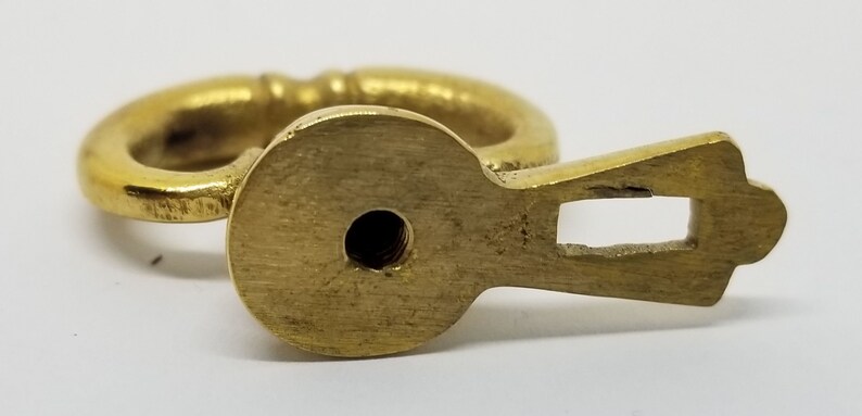 Download MOCK KEY PULL Colonial Revival Style Cast Brass fake blank ...