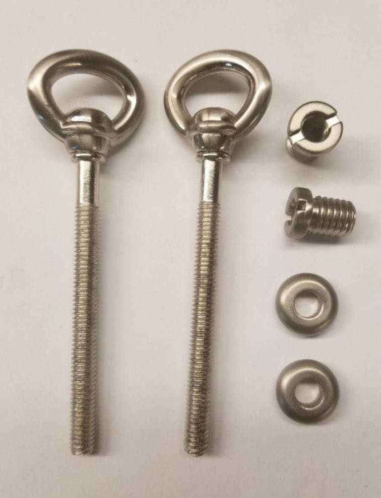 Satin Nickel Steel Cheval Mirror Mount Set Modern Etsy